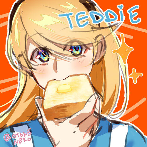 Colored sketch of Crossdressing Teddie in his human form from Persona 4